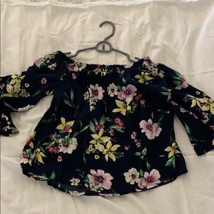 Bershka off shoulder top
